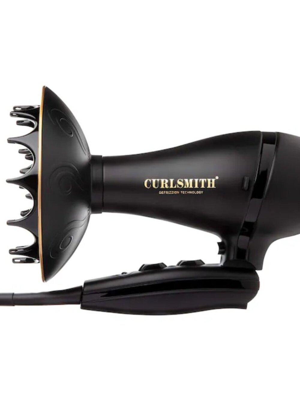Curlsmith Defrizzion Travel Hair Dryer & Diffuser